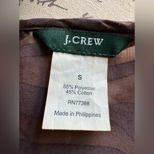 JCrew Tunic/Cover Up in Brown, size Small